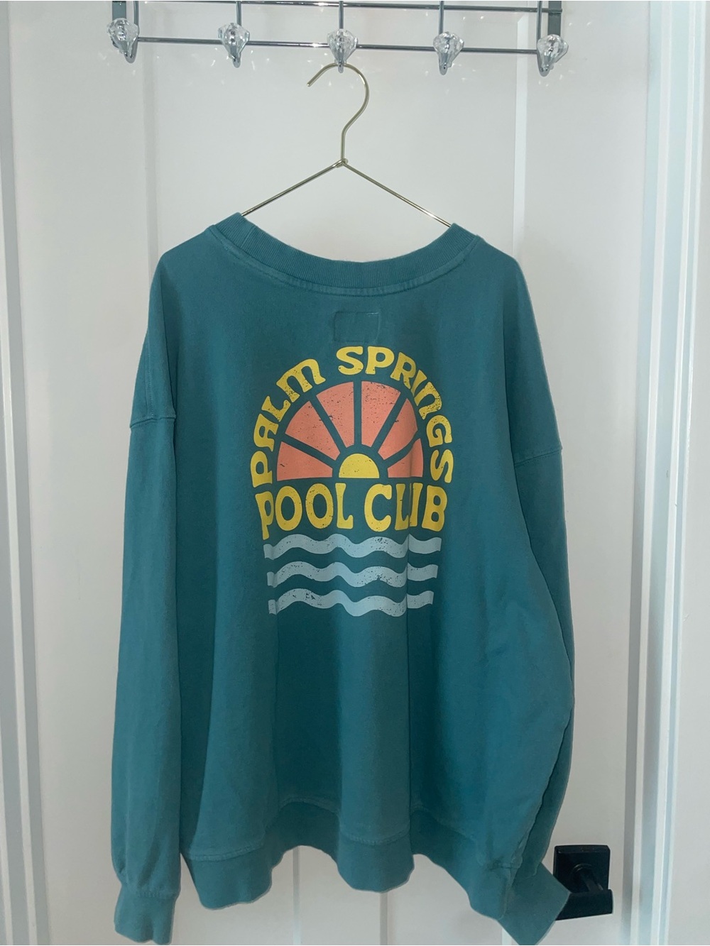 Target Teal Sweatshirt with Sun Graphic